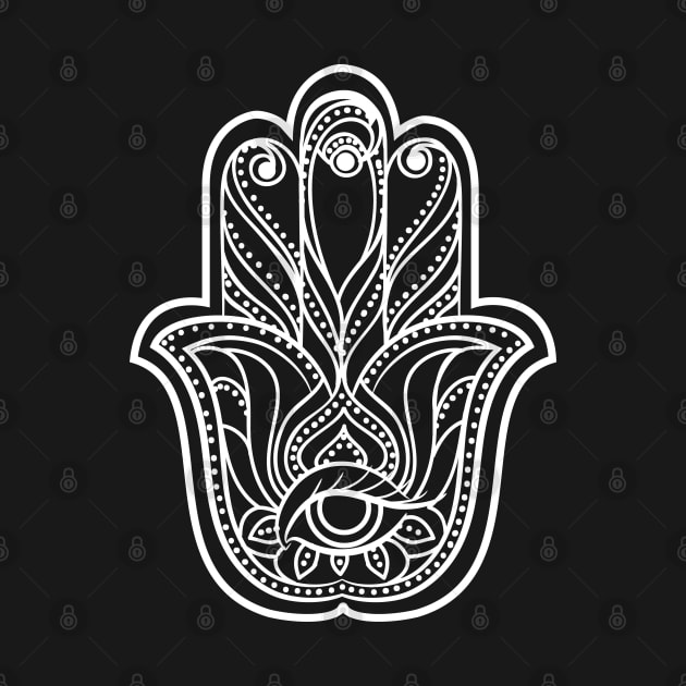 Amulet Hamsa or Hand of Fatima by CatCoconut-Art