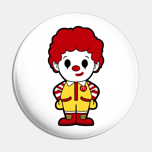 Ronald Mcdonald Chibi Pin by untitleddada