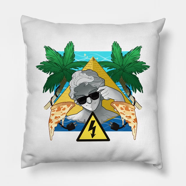 Summer Vapors Pillow by imprintinginc