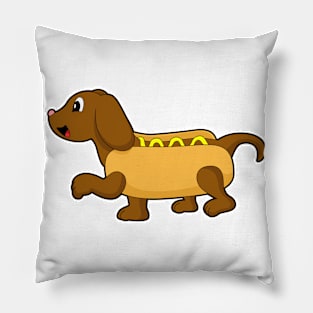 Dog as Hotdog Pillow