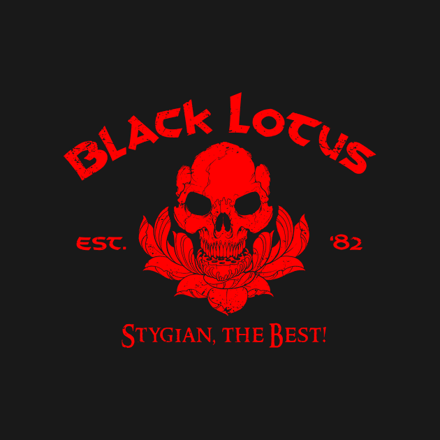 Black Lotus (Red) by Miskatonic Designs