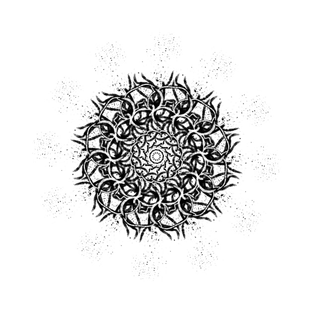 Mandala by BlackAndWhireArts