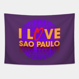 I Love Disco Sao Paulo Tapestry