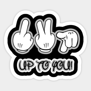 Gangster Mickey Mouse Hand Signs Mickey Hands Stickers Teepublic mickey hands stickers teepublic
