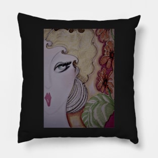 GIRL..House of Harlequin Pillow