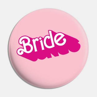 Bride Barbie logo Pin