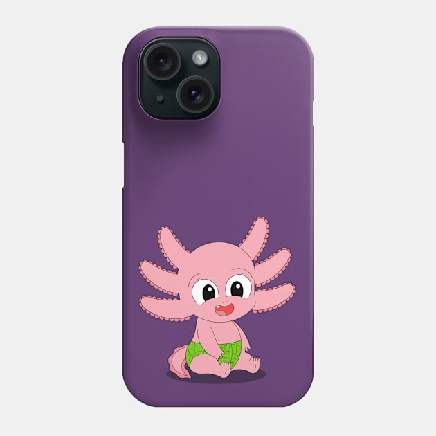 Little Axolotl (2021) Phone Case by garciajey