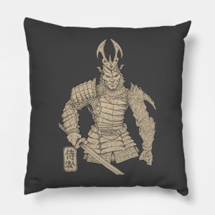 Samurai Warrior Pillow