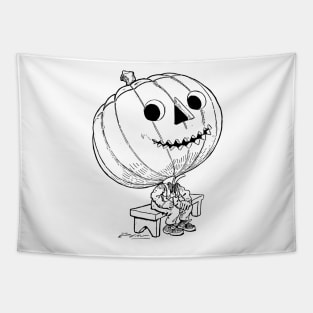 Little Pumpkin Man Tapestry