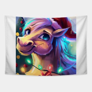 Cute Horse Drawing Tapestry