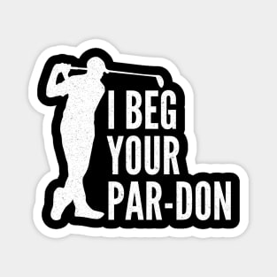 Funny Golfing Magnet