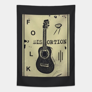 Folk Distortion Tapestry