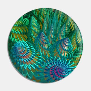 3D seashells artwork Pin