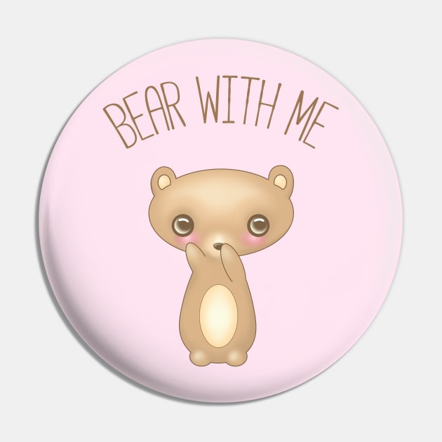 Bear With Me Pin by CatAstropheBoxes
