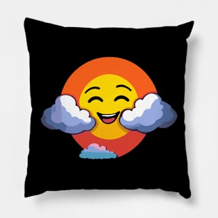 happy sun Pillow