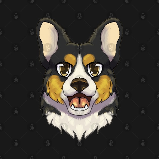 Tricolor Corgi by Bamsdrawz