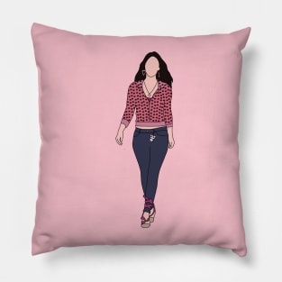 jennifer check Pillow