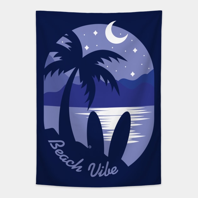 Beach Vibe Tapestry by Yurko_shop