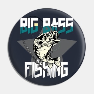 Big Bass Fishing Pin