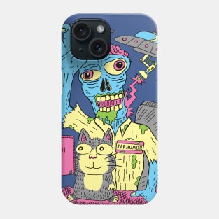 Cat Zombie UFO Phone Case