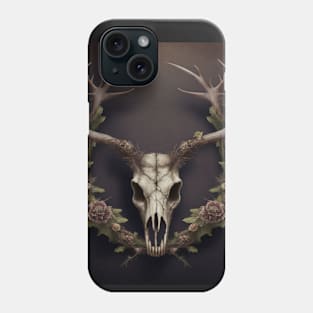 Stag wreath Phone Case