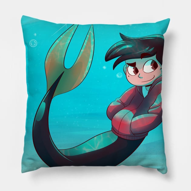 Marco Merman Pillow by MahiStuff