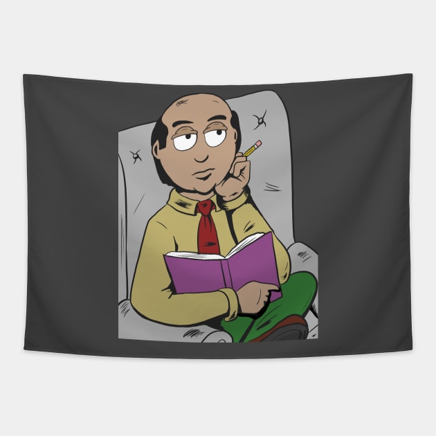 Dr. Katz, Professional Therapist Tapestry by Black Snow Comics