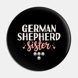 German Shepherd Sister Gift Pin