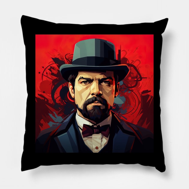 Claude Debussy Pillow by ComicsFactory