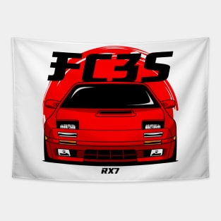 Red FC RX 7 Tapestry