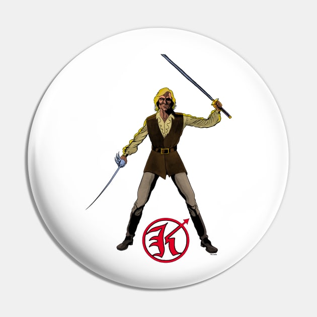 Captain Kronos Pin by Wonder design