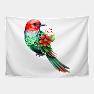 Fairy Christmas Bird Tapestry