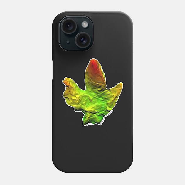 Bellatoripes fredlundi - Tyrannosaur footprint Phone Case by BirdGlamour