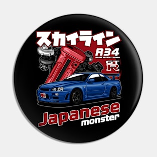 Skyline GTR R34 Pin