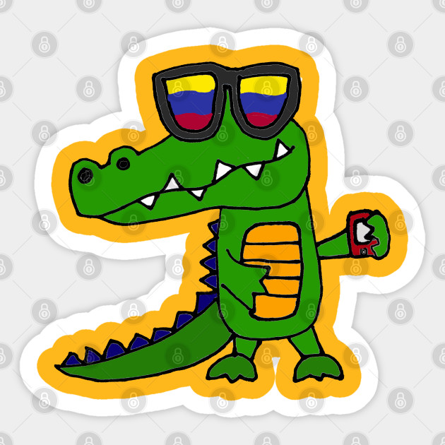 sunglasses alligator