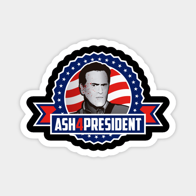 Ash 4 President Magnet by ikado