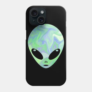 trippy alien Phone Case