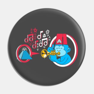 S3CR3T MONK3Y JAZZ Pin