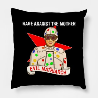 Evil Matriarch Funny Superhero Rap Metal Album Art Band Parody Pillow