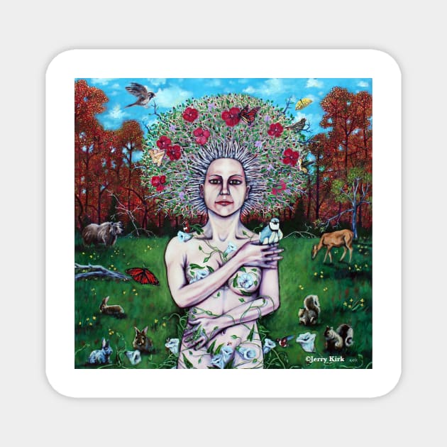 'A Portrait of Mother Nature' Magnet by jerrykirk