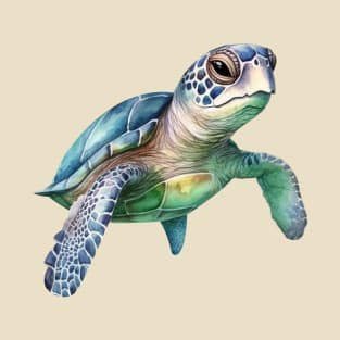 Aqua Turtle T-Shirt