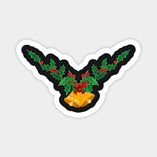 Merry Christmas Jingle Bells Sticker Magnet