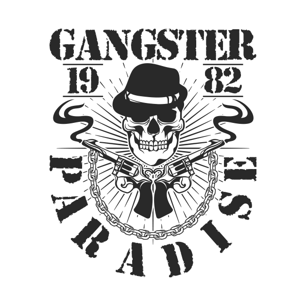 Gangster 1982 Paradise by Vector Design Mart