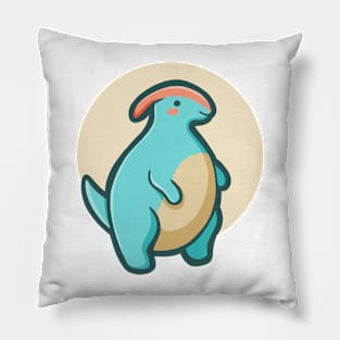 Chubby Parasaurolophus, Dino, Dinosaur Pillow