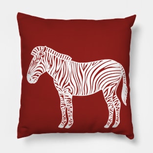 Zebra - cute animal design Pillow