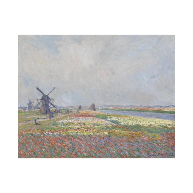 Tulip Fields near The Hague by Claude Monet by Classic Art Stall