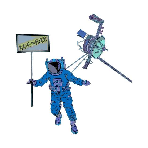 Blue astronaut by Muga Design