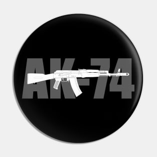 AK-74 Assault Rifle (White version) Pin