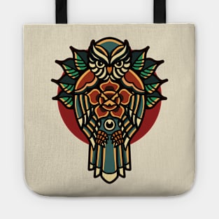 rose owl Tote