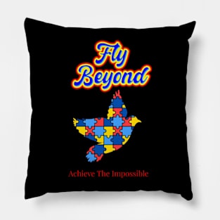 Fly Beyond Autism Pillow